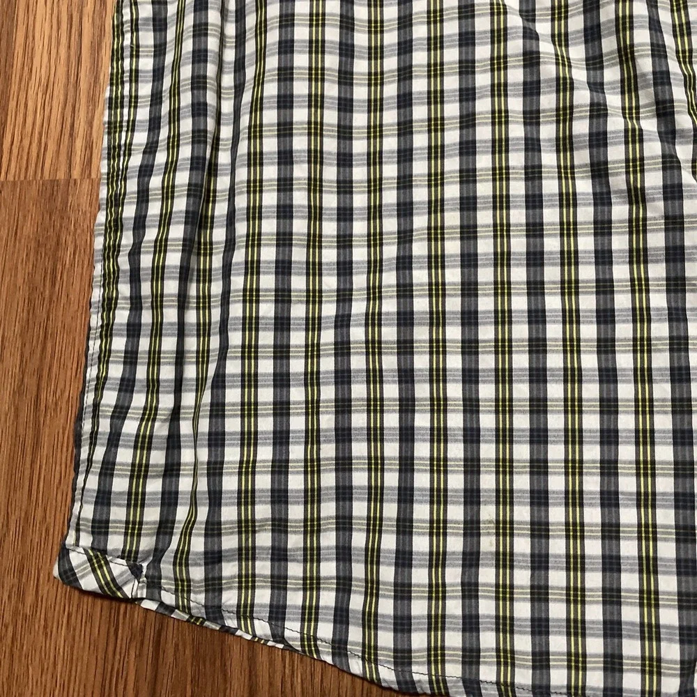 The North Face Millstone Shirt Mens Medium Plaid Zip Pocket Woven